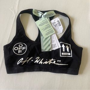 Off-white sports bra. NWT